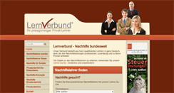 Desktop Screenshot of lernverbund.de