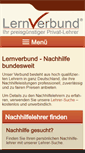 Mobile Screenshot of lernverbund.de